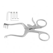 Weitlaner Self Retaining Retractor 2 x 3 Blunt Prongs Stainless Steel, 11 cm - 4 1/4"